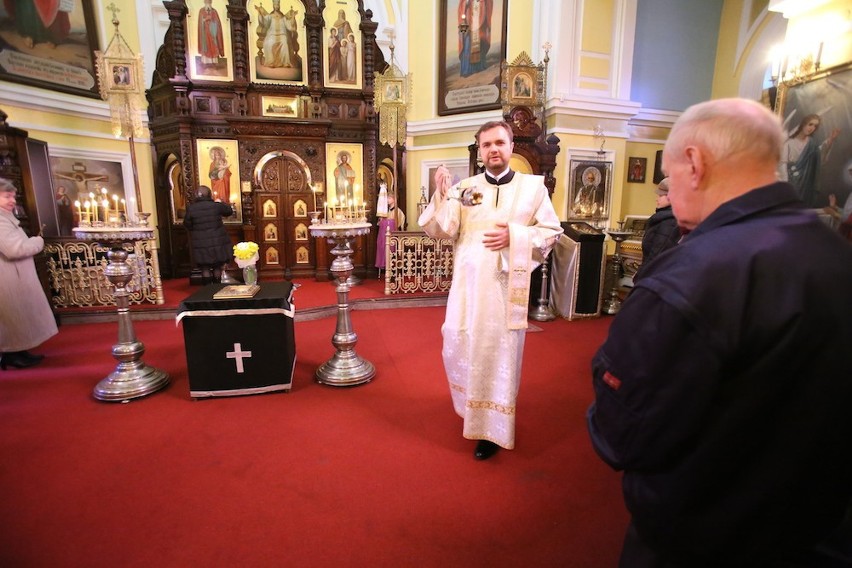 Prawosławny arcybiskup w sosnowieckiej cerkwi