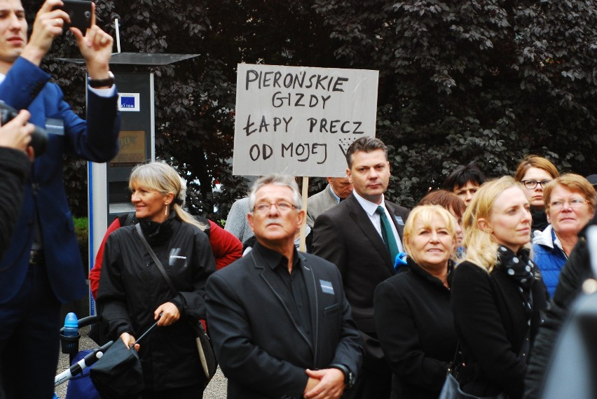 Czarny protest w Bytomiu ZDJĘCIA + WIDEO