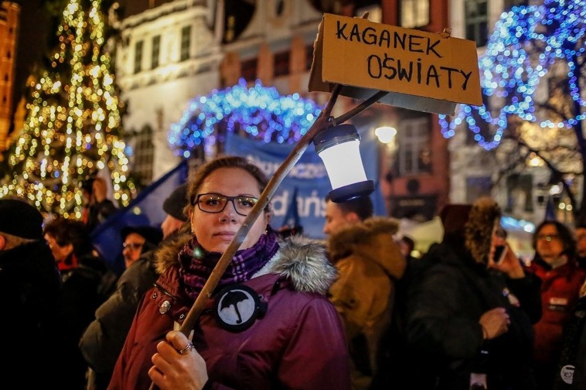 Protest w Gdańsku...