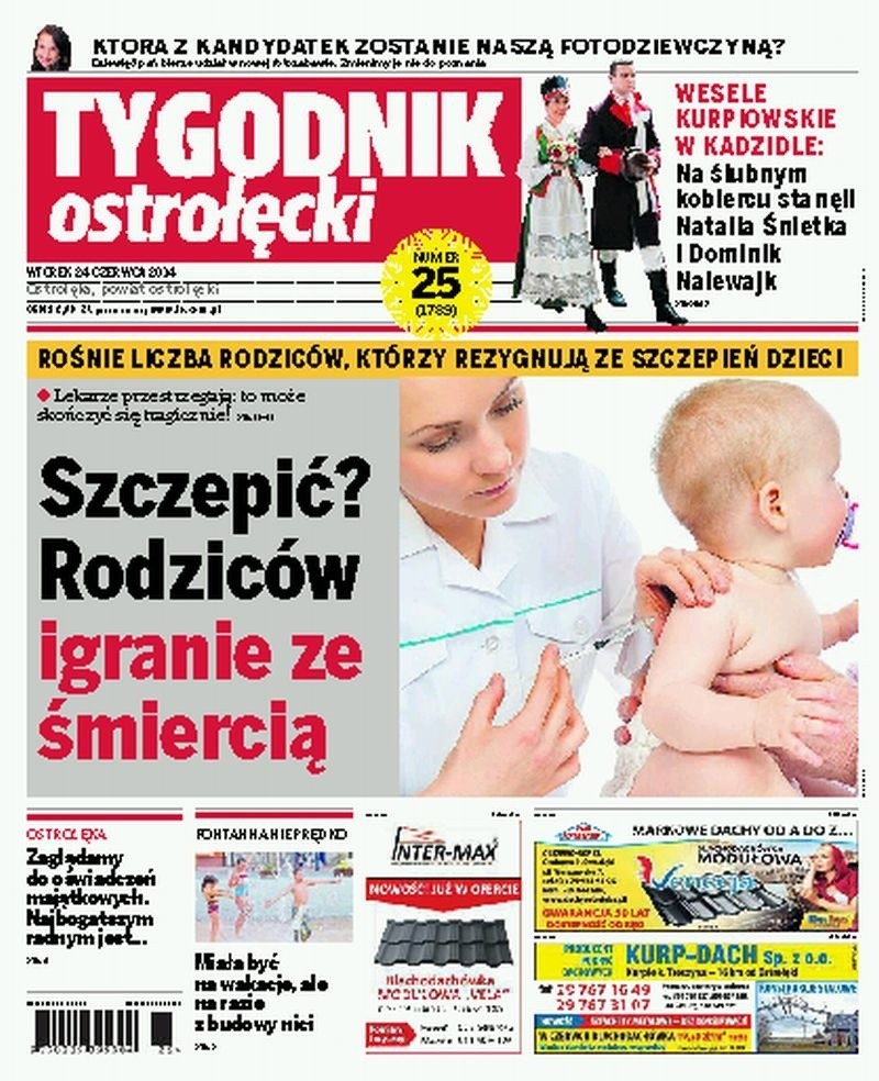 - Szczepić czy nie szczepić? Rodziców igranie ze śmiercią...