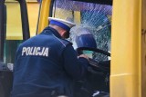 Toruń. Wypadek z udziałem tramwaju i ciężarówki na Bydgoskim Przedmieściu