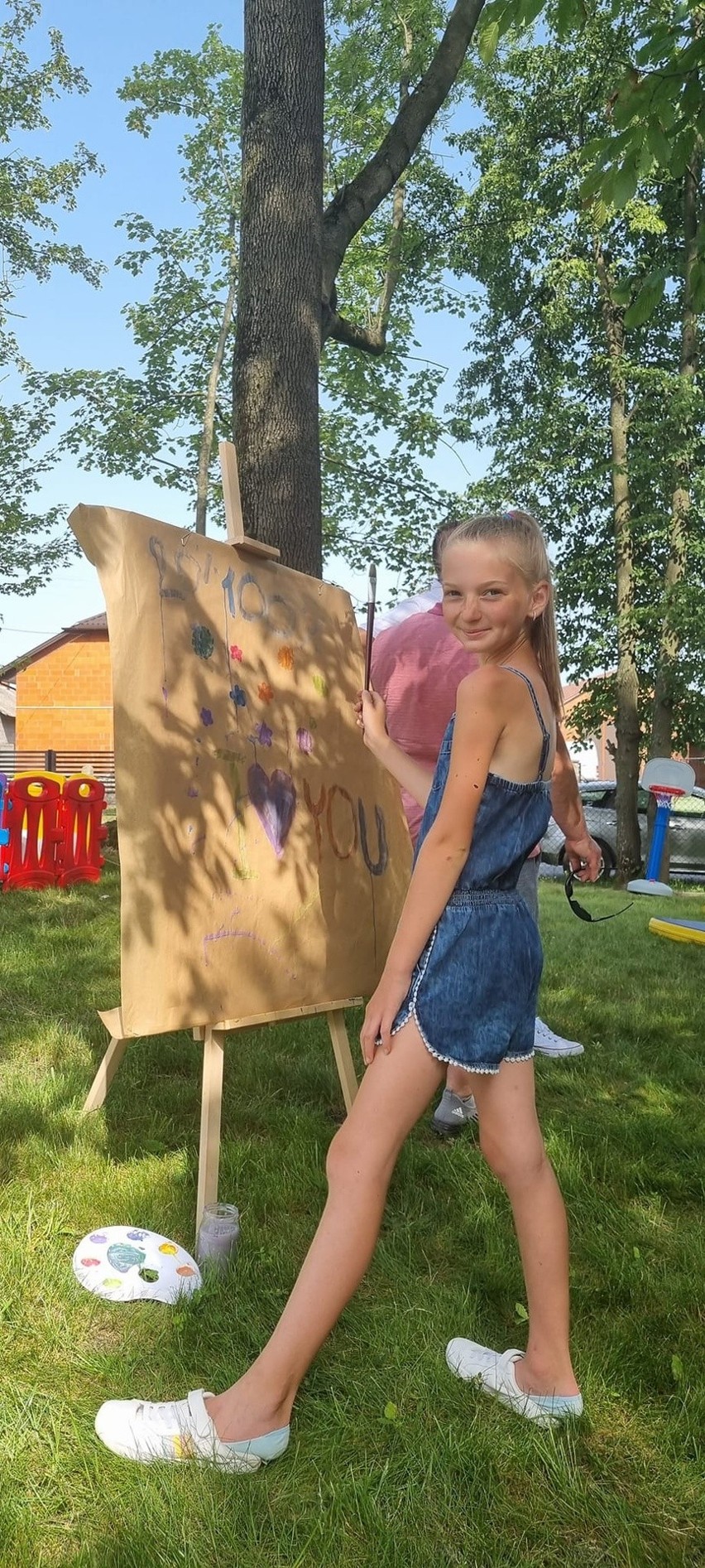 Dzieci z Wrzeszczowa w gminie Przytyk, ze szkoły i przedszkola, miały festyn w ostatnią niedzielę 19 czerwca