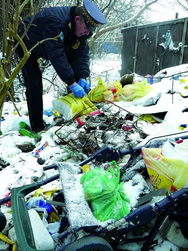 Dzikie wysypisko przy ul. Świerkowej należy do jednych z największych w mieście. Zobaczmy, kto wyrzuca te śmieci...