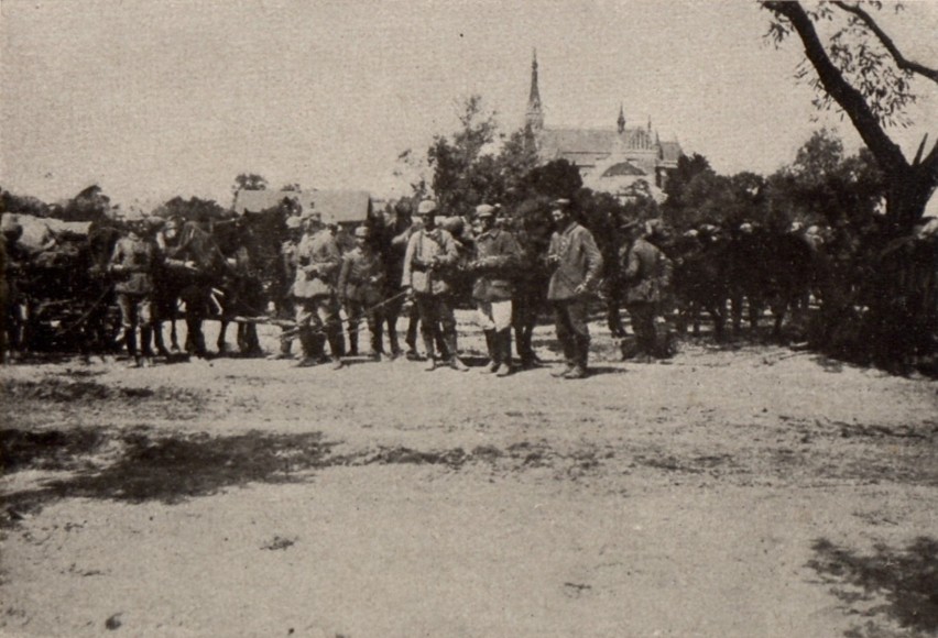 Fotografia z 1915r., Wąwolnica ul. Zamkowa