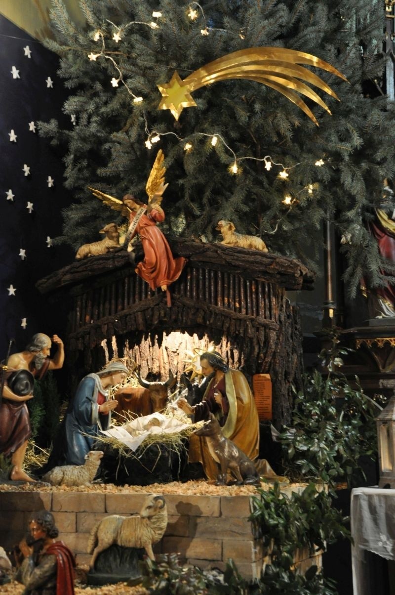 Najstarsza szopka bożonarodzeniowa w Oleśnie - w kaplicy św....