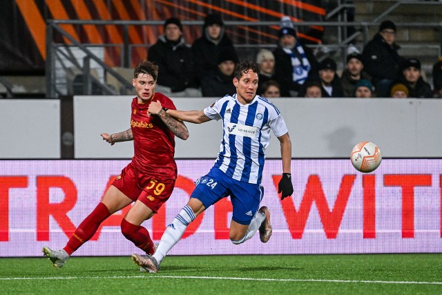 Nicola Zalewski w meczu HJK Helsinki - AS Roma