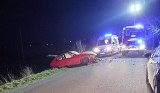 Śmiertelny wypadek w Brdowie pod Kołem. Traktor uderzył w osobówkę i odjechał. Jedna osoba nie żyje