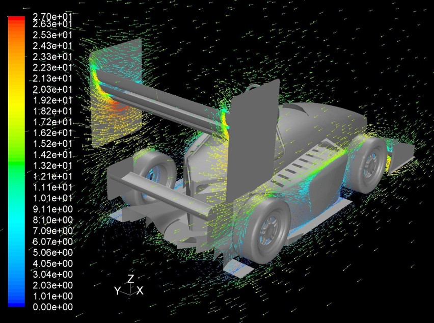 WUT Racing - aerodynamika bolidu
Fot: WUT Racing