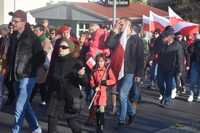 Jastrzębski Marsz Niepodległości odbył się w spokojnej atmosferze.