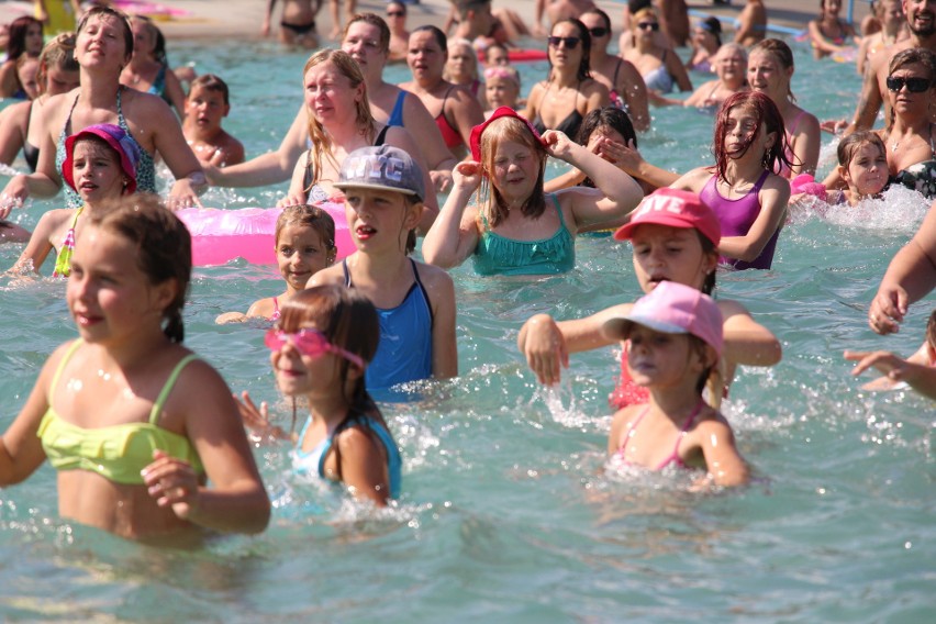 Aqua aerobik i inne atrakcje Kąpieliska Leśnego w Gliwicach ZDJĘCIA