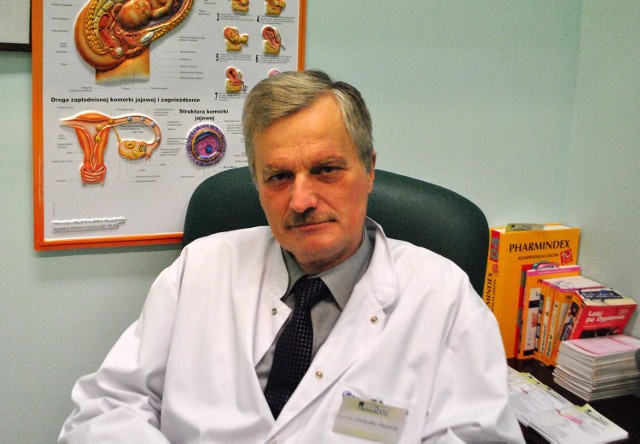 Prof. dr hab n. med. Lechosław Putowski, szef Katedry i Kliniki Ginekologii i Endokrynologii Ginekologicznej UM w Lublinie