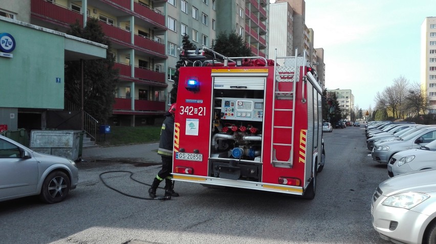 Dziś przed południem w Słupsku Straż Pożarna interweniowała...