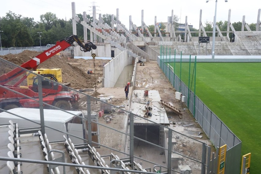 Stadion przy al. Unii rośnie! Zobaczcie świeże zdjęcia z budowy, zrobione dosłownie przed chwilą!