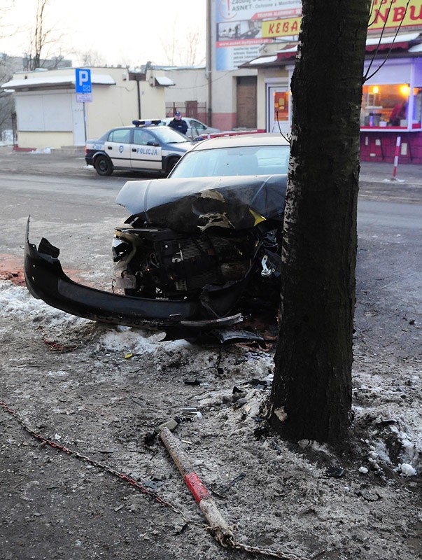 Wypadek na ulicy Królowej Jadwigi w Bydgoszczy