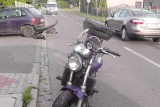 Groźny wypadek w Rybniku. Motocyklista jechał za szybko