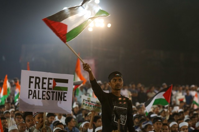 Na całym świecie odbywają się liczne demonstracje, będące wyrazem solidarności z Palestyńczykami.