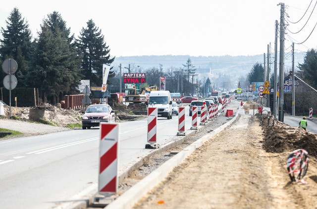 Trwa przebudowa ulicy Sikorskiego w Rzeszowie.