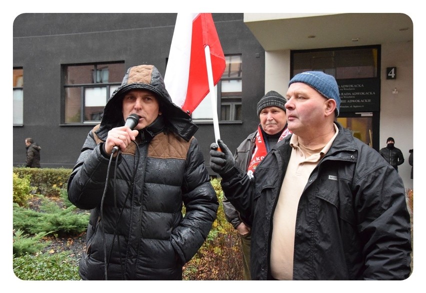 Protestowali w obronie skazanego za spalenie kukły Żyda [ZDJĘCIA]