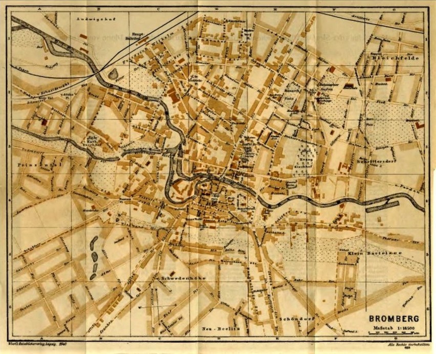 Bydgoszcz w przewodniku z 1940 roku. Zobacz jak została zilustrowana