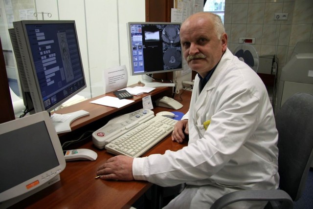 - Wydłużono czas pracy o połowę, nie dając nic w zamian - mówi Stanisław Kiszczak, kierownik Działu Diagnostyki RTG w Janie Bożym