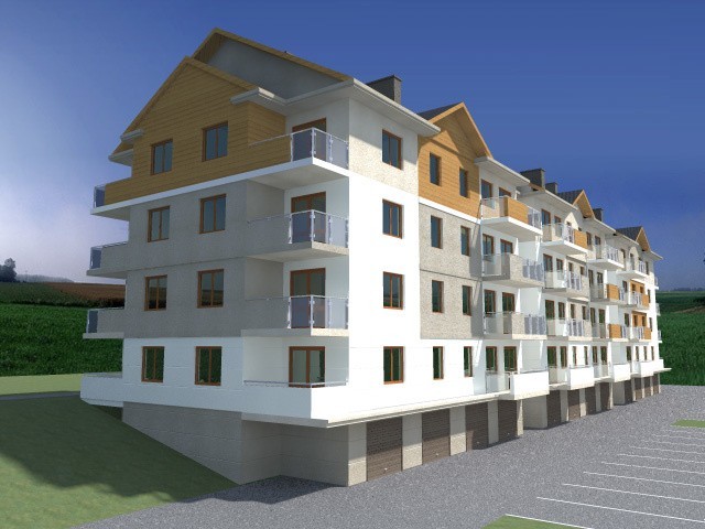 Nowy blok z mieszkaniami komunalnymi w Kielcach...