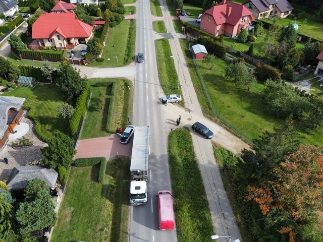 Niebezpieczne skrzyżowanie w miejscowości Krupniki.