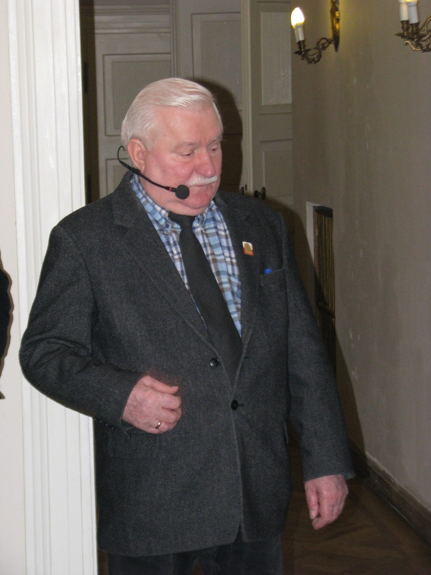 Lech Wałęsa był goście klubu "Pochwała Inteligencji na...