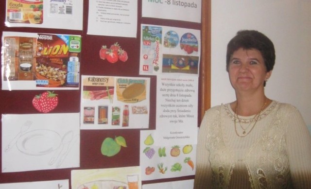 Małgorzata Gruszczyńska koordynuje program w szkole w Cukrówce.