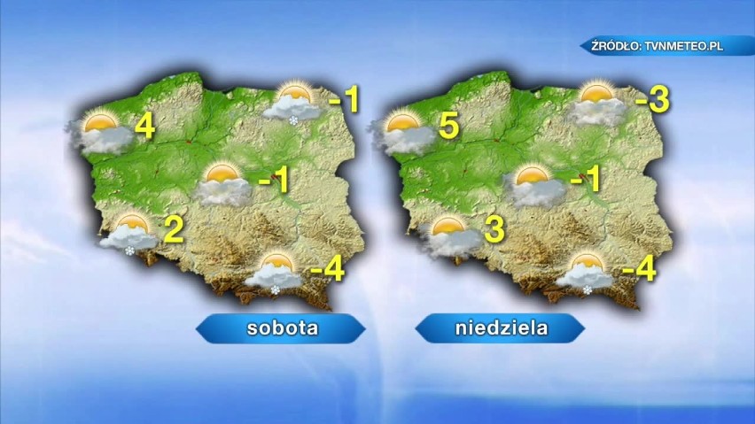 Prognoza pogody na piątek, 21 stycznia 2022 roku. Najchłodniej w Małopolsce i na Podkarpaciu