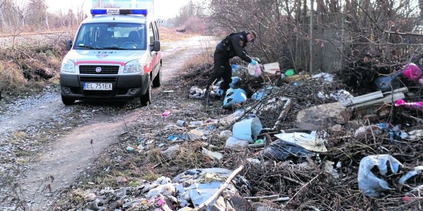 Dzikie wysypiska  śmieci znajdują się w wielu miejscach...