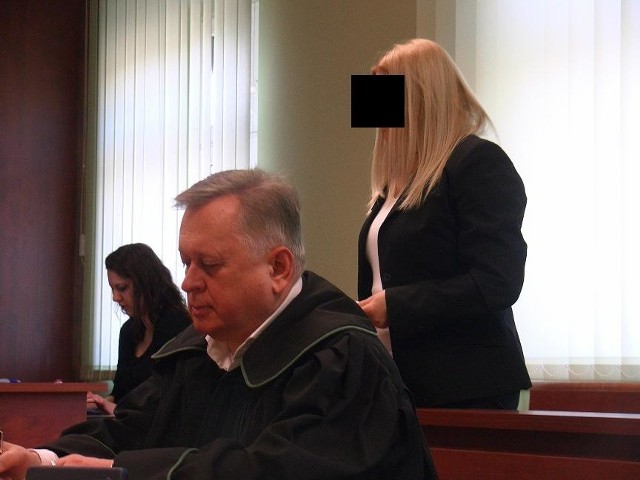 Izabela K. podczas wtorkowej rozprawy w Sądzie Rejonowym w Gorzowie.