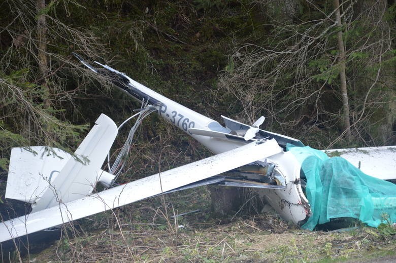 Nie żyje pilot szybowca, którego maszyna rozbiła się w...