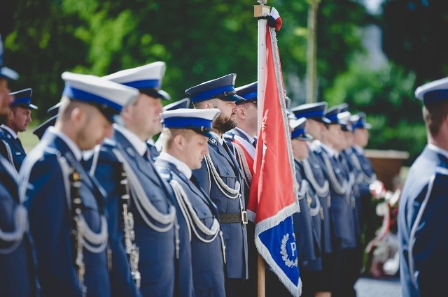 Obchody 100-lecia policji na terenie ZPiT "Śląsk" w Koszęcinie 11.07.2019.
