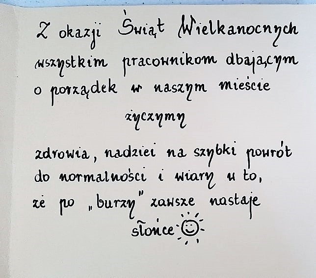 Opolski żłobek uruchomił łańcuch dobrych życzeń dla wszystkich, którzy walczą z koronawirusem