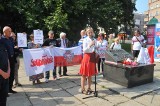 Kraków. Protestowali w obronie pomnika na Placu Inwalidów [ZDJĘCIA]