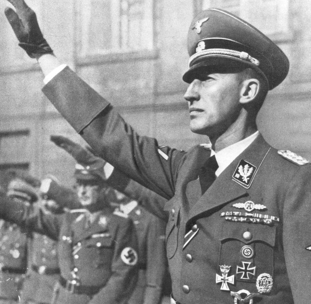 SS-Obergruppenführer Reinhard Heydrich. Po Hitlerze i Himmlerze najważniejsza nazistowska figura