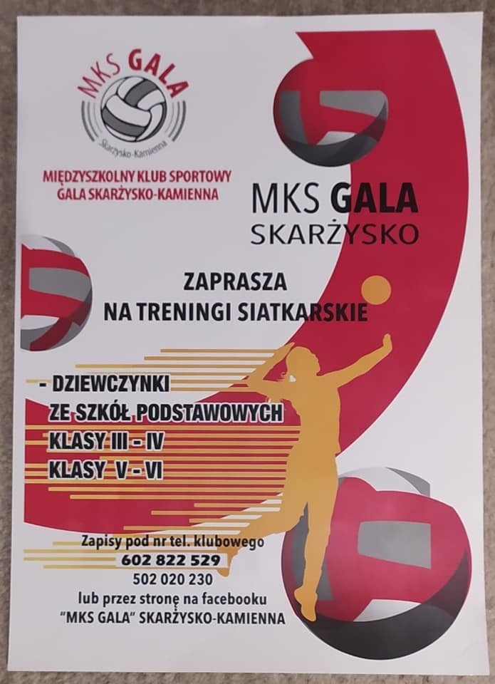 Gala Skarżysko-Kamienna zaprasza do gry w siatkówkę