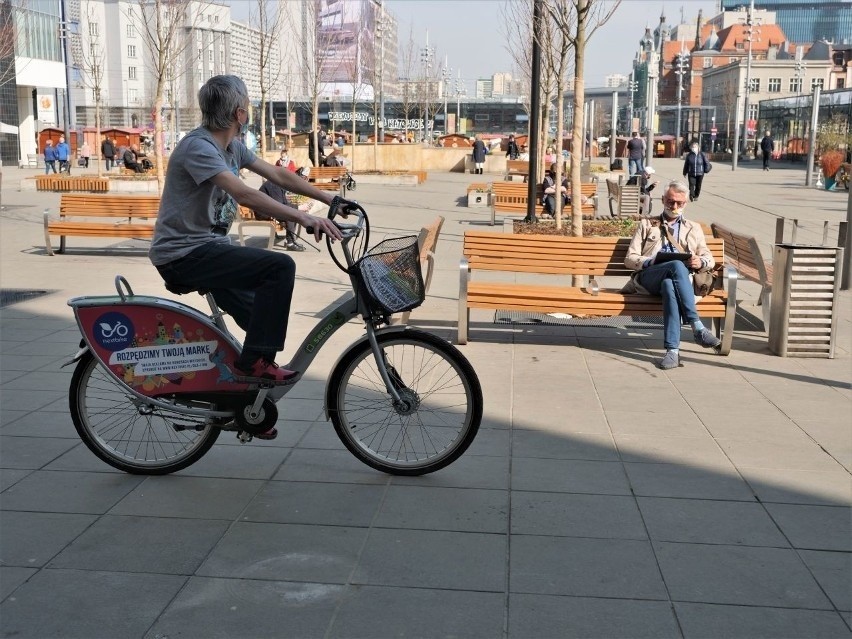W Katowicach ma czekać ponad 900 rowerów miejskich...