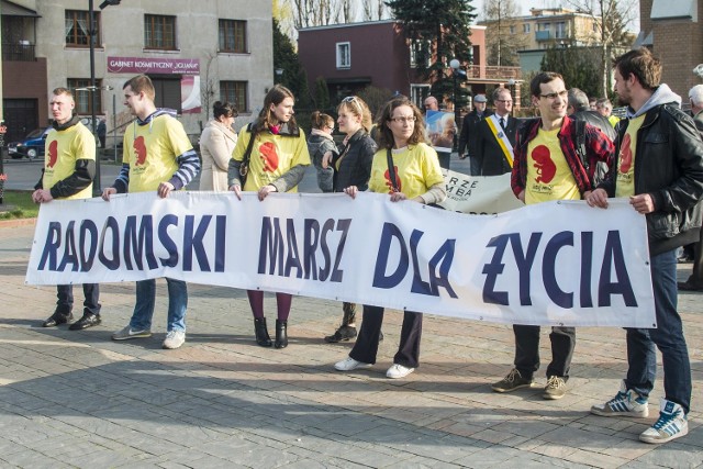 Radomski Marsz dla Życia 2016 (4.04.2016).