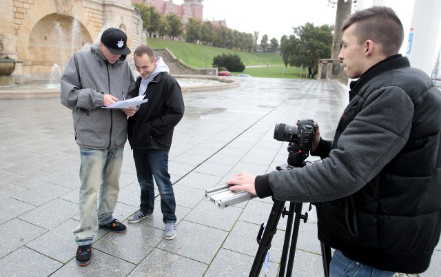 Dziś kręcono sceny między innymi na Wałach Chrobrego.