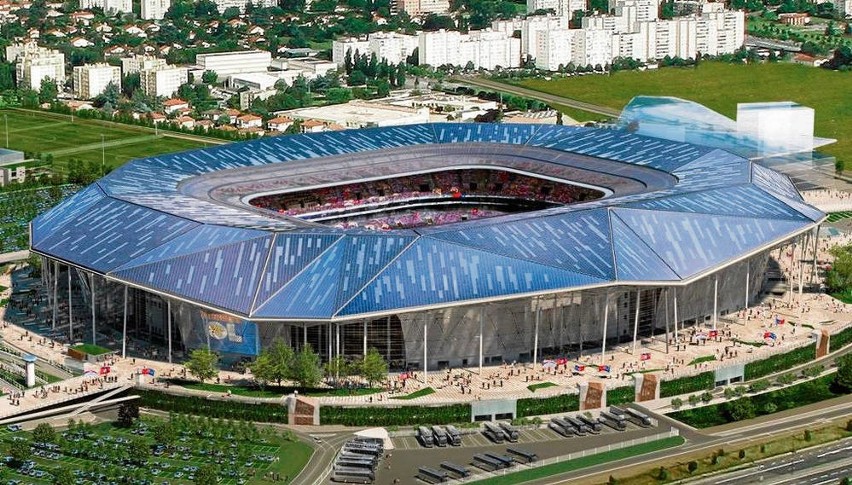LYON, Stade des Lumieres, otwarcie w 2016 roku (zastąpi...