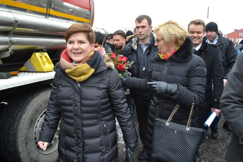 Premier Beata Szydło w Koniecpolu