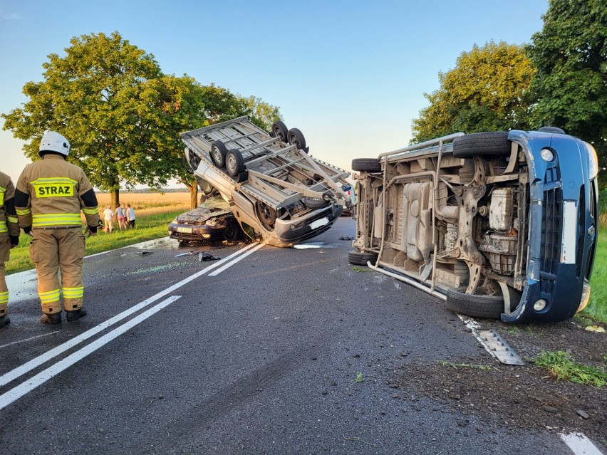 Poważny wypadek na drodze krajowej nr 10 między Suchaniem a Reczem