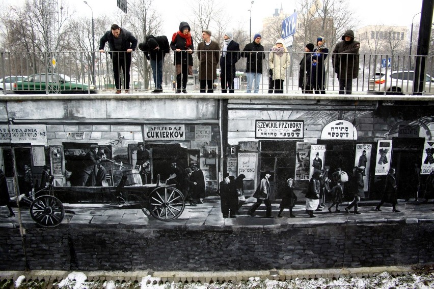 Odsłonięto mural przy Tarasach Zamkowych. Tak upamiętnimy społeczność lubelskich Żydów