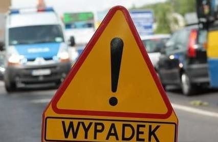 Wypadek na krajowej "trójce"