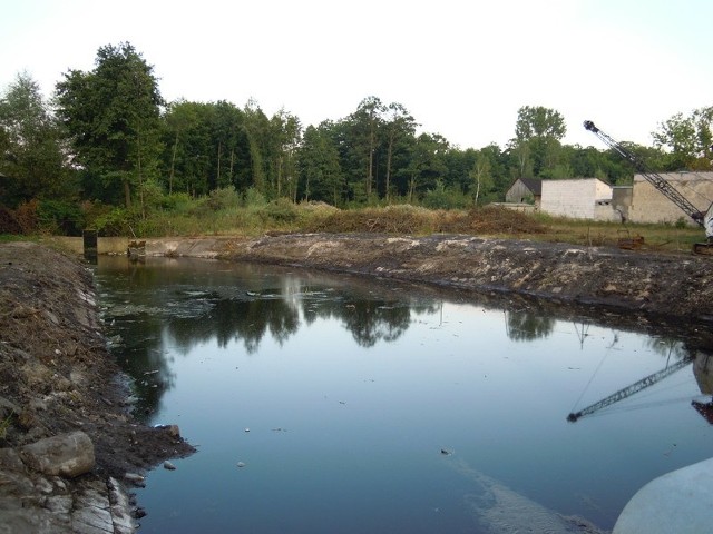 Zbiornik w Wysokinie w gminie Odrzywół będzie oczyszczony.