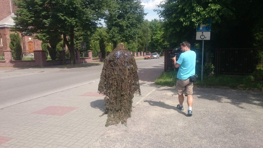 Emil Rau w Porębie. Łowca fotoradarów przyjechał do Poręby [ZDJĘCIA]