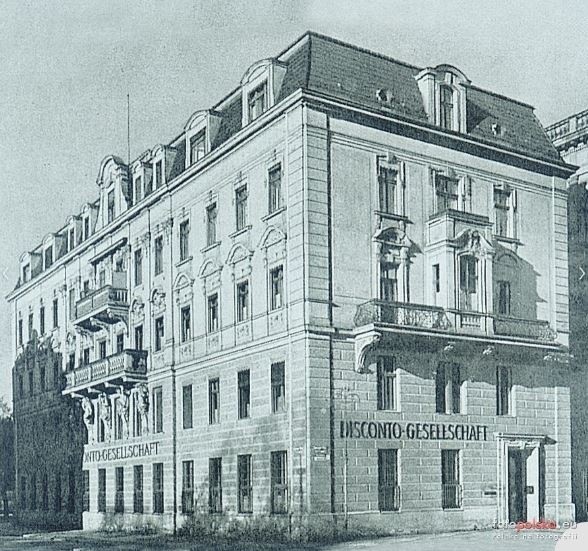 Budynek banku Disconto-Gesellschaft w 1921 roku po...
