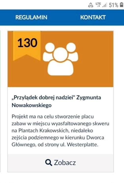 „…informuje radna Dzielnicy I Edyta Kruk: „Projekt placu zabaw dedykowany twórczości Nowakowskiego jest na oficjalnej liście”. Budżet Obywatelski 2021. Projekt ogólnomiejski. Numer 130”.