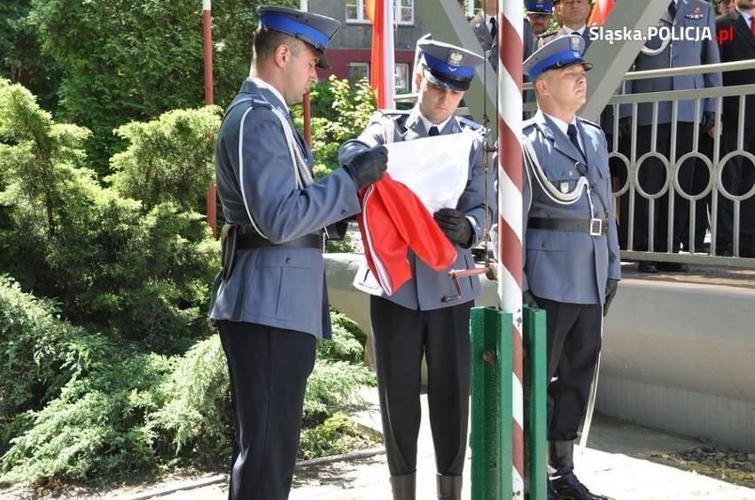 Ślubowanie nowych policjantów w Katowicach